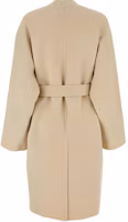 Lookbook (W) WEEKEND MaxMara 米色 V 領綁帶長袖大衣 5016014106064-ERIS
