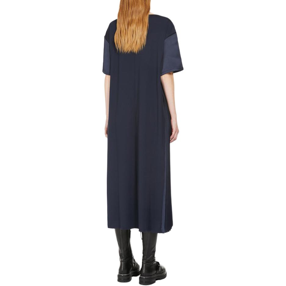 Shop (W) Vestido Midi Negro de Manga Corta y Cuello Redondo WEEKEND MaxMara. 5626024106-004