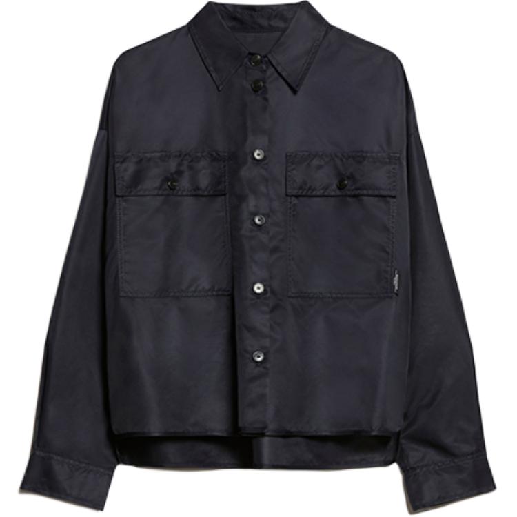 (Women) WEEKEND MaxMara  Blue Solid Long-Sleeve Shirt Jacket 5026044106 圖 2