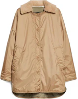 Order (W) WEEKEND MaxMara 棕色寬鬆長袖鈕扣外套 5486014106-016