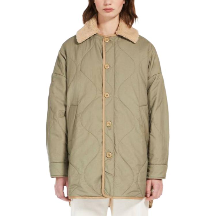 Purchase (W) 위켄드 맥스마라 브라운 루즈핏 버튼업 긴팔 재킷 5486014106-016