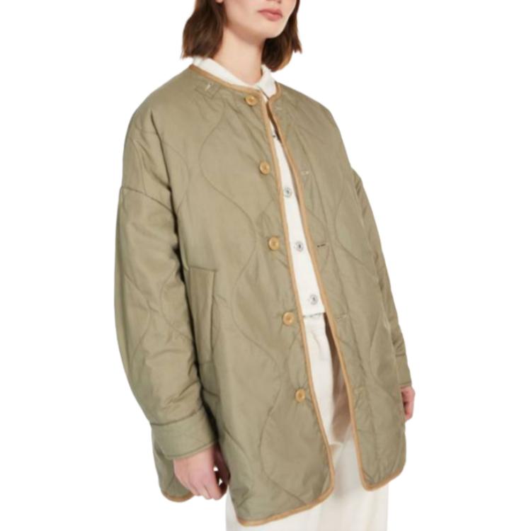 Details for (W) 위켄드 맥스마라 브라운 루즈핏 버튼업 긴팔 재킷 5486014106-016