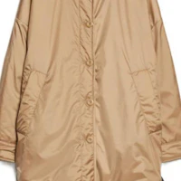 Sizing (W) WEEKEND MaxMara 棕色寬鬆長袖鈕扣外套 5486014106-016