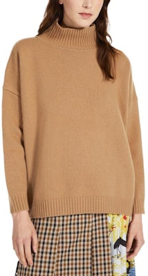 (W) 周末MaxMara棕色高领宽松针织毛衣长袖 5366102306003-BENITO Purchase (W) 周末MaxMara棕色高领宽松针织毛衣长袖 5366102306003-BENITO