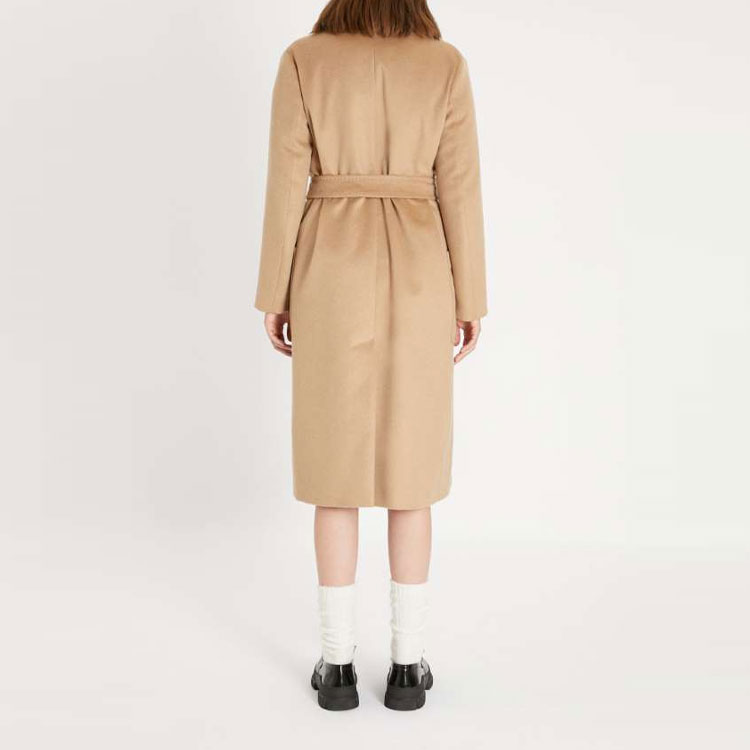(Women) WEEKEND MaxMara  Camel Mid-Length Cashmere Coat. 5016071306011-ASSUAN 圖 4