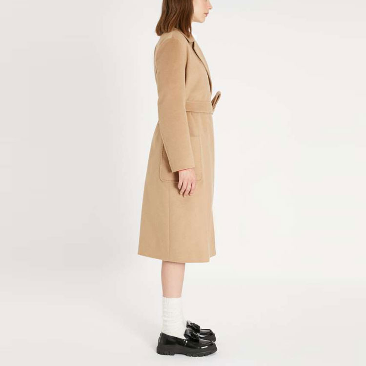 (Women) WEEKEND MaxMara  Camel Mid-Length Cashmere Coat. 5016071306011-ASSUAN 圖 5