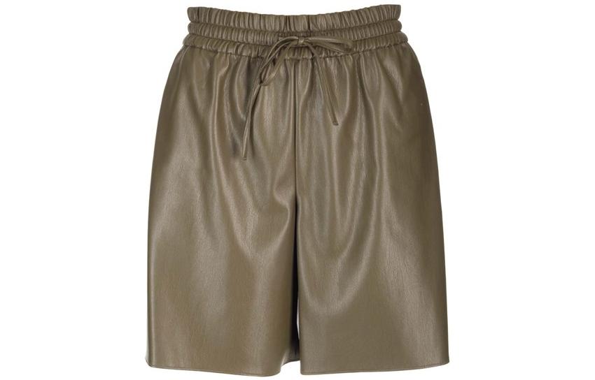 (Women) WEEKEND MaxMara  Casual Loose-Fit Belted Shorts Light Brown 2351460239600-008