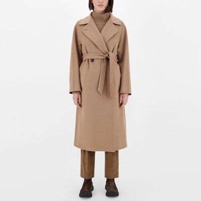 (W) 위켄드 막스마라 캐주얼 울 코트 라펠 디자인 - 카멜 컬러. 5016021306006-RESINA Lookbook (W) 위켄드 막스마라 캐주얼 울 코트 라펠 디자인 - 카멜 컬러. 5016021306006-RESINA