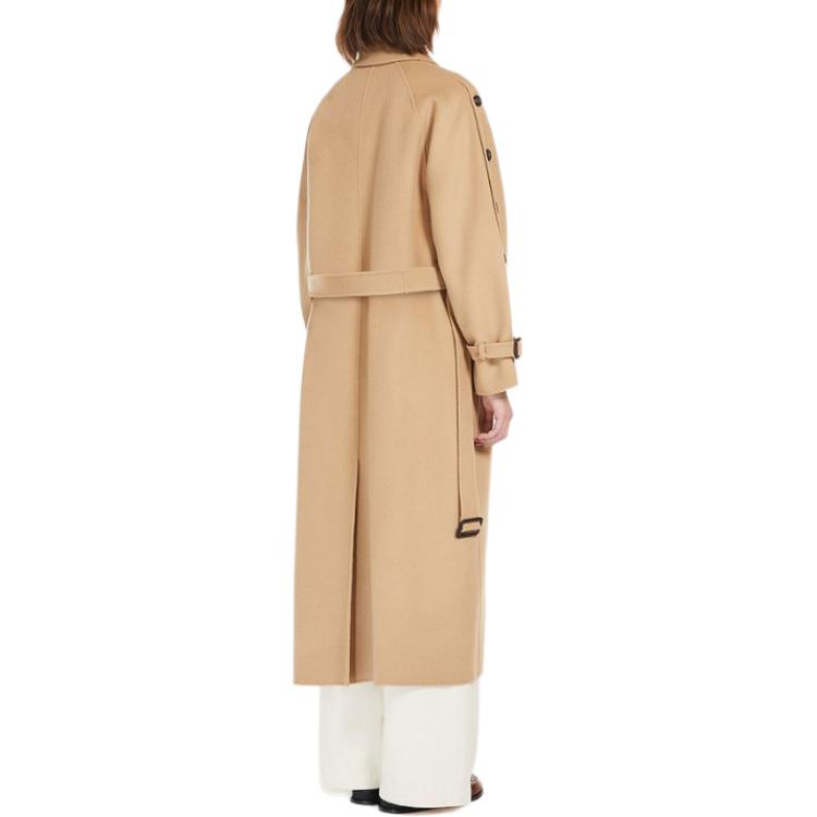 Purchase (W) WEEKEND MaxMara 卡其色雙排扣長大衣 5016024106-065