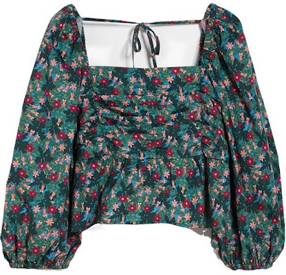 (W) WEEKEND MaxMara Atasan Lengan Panjang Hijau Motif Kotak Leher Persegi Panjang 5161044206-006 Order (W) WEEKEND MaxMara Atasan Lengan Panjang Hijau Motif Kotak Leher Persegi Panjang 5161044206-006