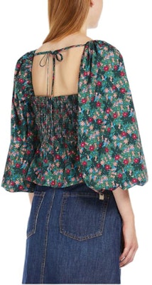 (W) WEEKEND MaxMara Atasan Lengan Panjang Hijau Motif Kotak Leher Persegi Panjang 5161044206-006 Purchase (W) WEEKEND MaxMara Atasan Lengan Panjang Hijau Motif Kotak Leher Persegi Panjang 5161044206-006