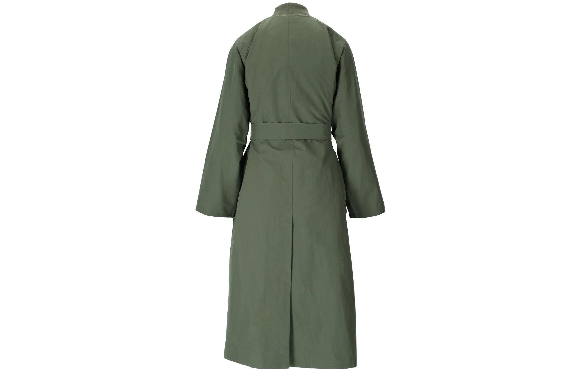 Lookbook (W) WEEKEND MaxMara 绿色长袖绗缝风衣外套 2350210737600-001