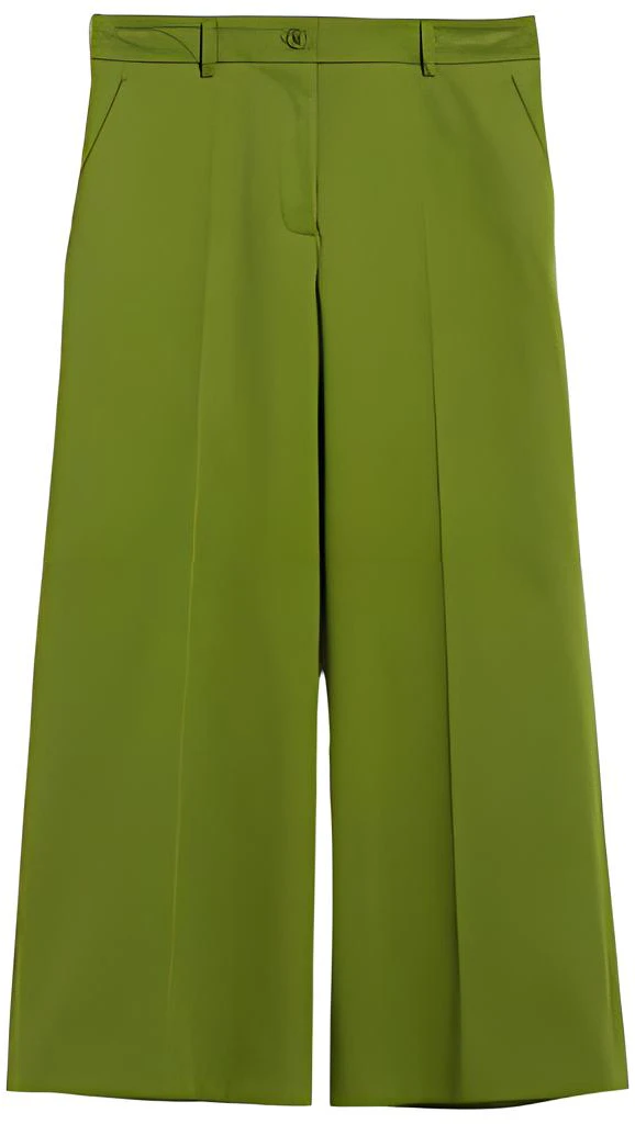 women-weekend-max-mara-green-straight-leg-elastic-waist-casual-pants-2351360139600015