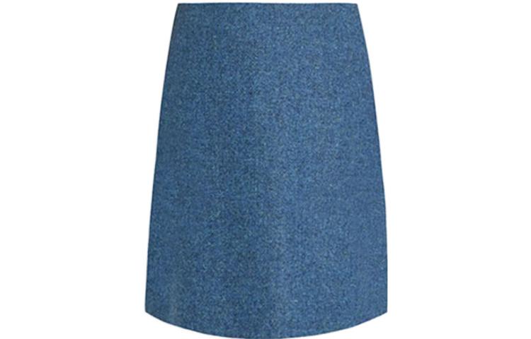Order (W) WEEKEND MaxMara Rok Mini High-Waist Kasual Biru 5106061306