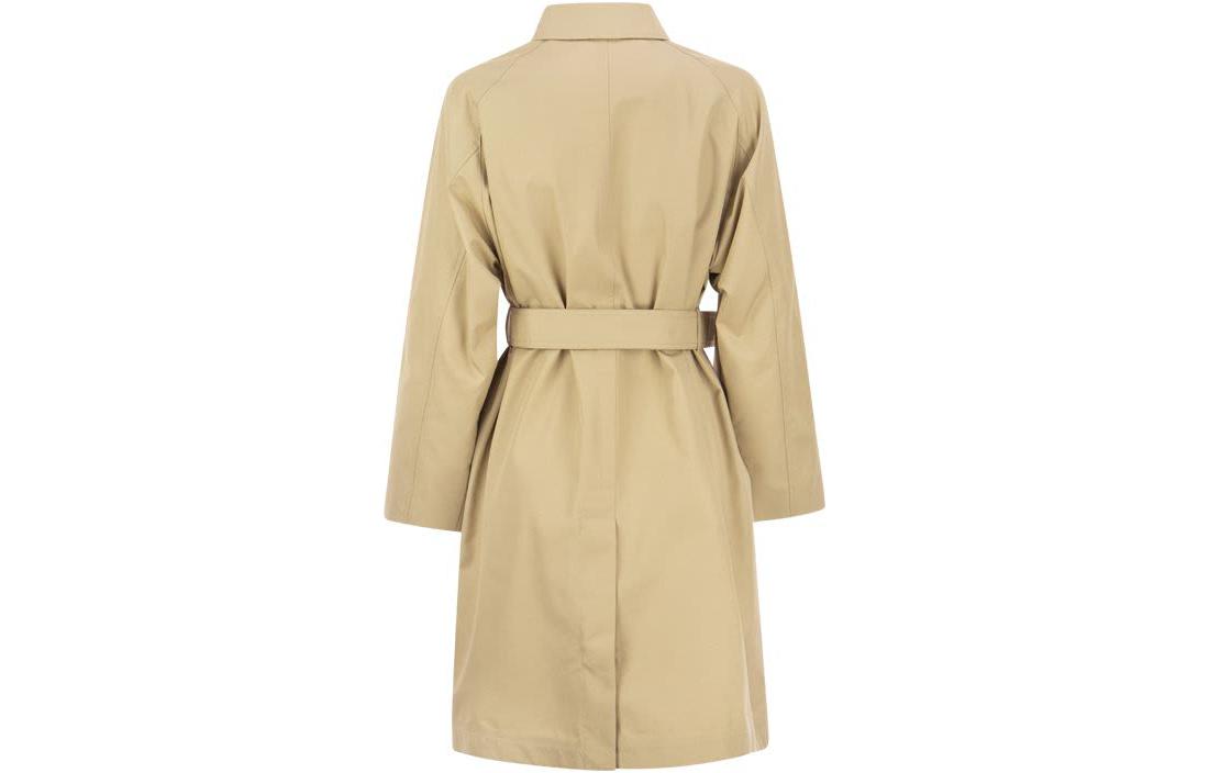 Lookbook (W) WEEKEND MaxMara 卡其色腰带中长款外套简约翻领设计 2350210237600-003