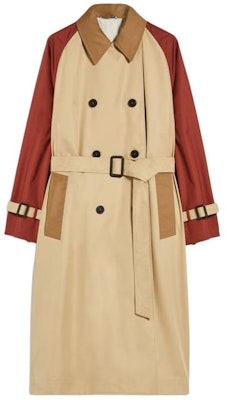 (W) WEEKEND MaxMara 卡其色宽松版休闲风衣,带徽标和拉格兰袖 5021024106003-CANASTA Buy (W) WEEKEND MaxMara 卡其色宽松版休闲风衣,带徽标和拉格兰袖 5021024106003-CANASTA