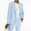 Shop (W) WEEKEND MaxMara 浅蓝色简约单排扣休闲西装外套. 5041023706