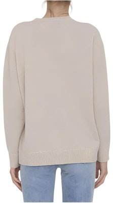 (W) WEEKEND MaxMara Suéter Gris Claro Estampado Digital Cuello Redondo Manga Larga 1366224206-026 Lookbook (W) WEEKEND MaxMara Suéter Gris Claro Estampado Digital Cuello Redondo Manga Larga 1366224206-026