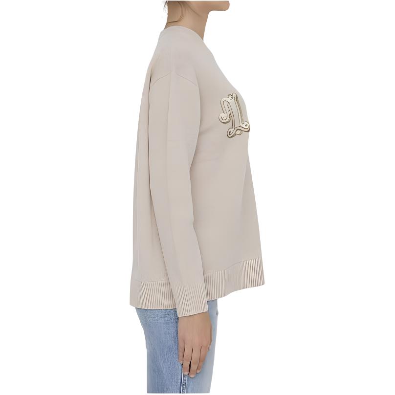 Purchase (W) WEEKEND MaxMara Suéter Gris Claro Estampado Digital Cuello Redondo Manga Larga 1366224206-026