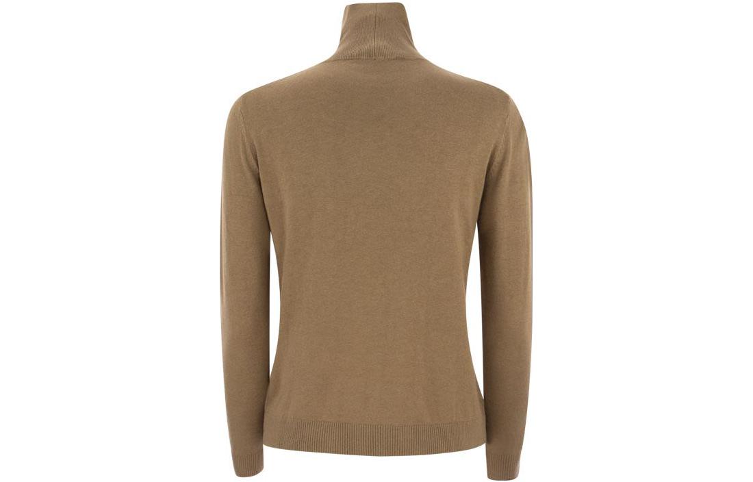 Lookbook (W) WEEKEND MaxMara 卡其色寬鬆高領毛衣. 2353660133600-003