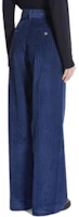 Shop (W) WEEKEND MaxMara 寬鬆版型休閒闊腿長褲 藍色 2351360433600-007