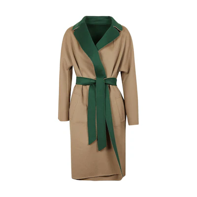 (Women) WEEKEND MaxMara Reversible Wool Coat Medium Length. 5016031906011-RAIL