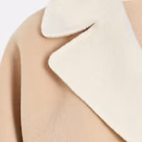 Sizing (W) WEEKEND MaxMara 雙面羊毛大衣附Logo - 米色 5016031906013