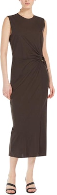 (W) WEEKEND MaxMara 민소매 브라운 미디 드레스 (리오셀-비스코스 저지). 5621034206002-LOCUSTA Shop (W) WEEKEND MaxMara 민소매 브라운 미디 드레스 (리오셀-비스코스 저지). 5621034206002-LOCUSTA