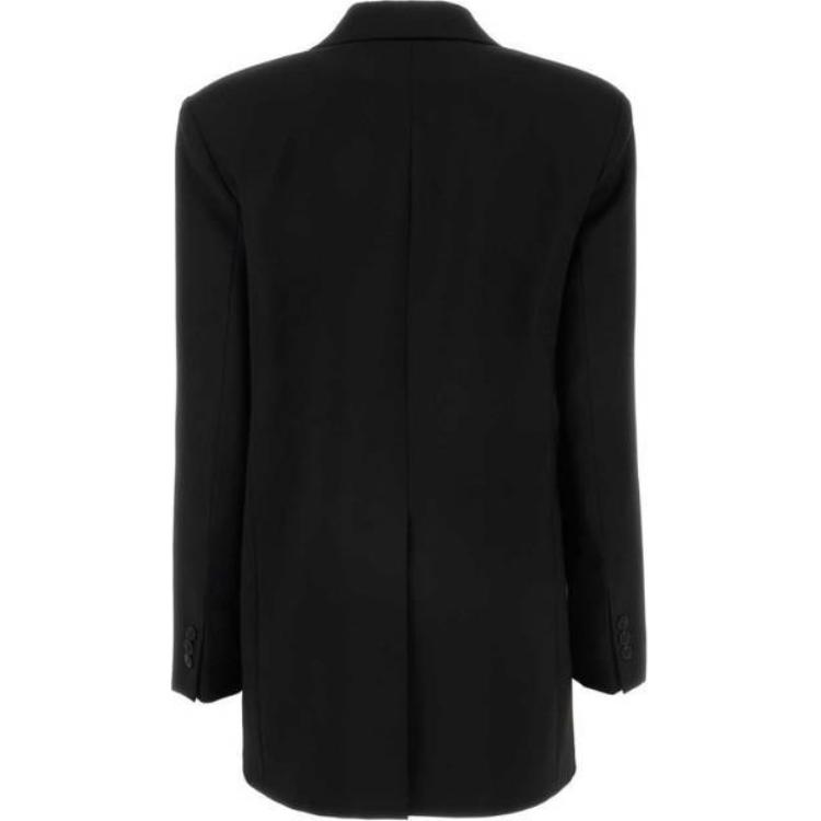 Lookbook (W) WEEKEND MaxMara 纯黑色单排扣长袖西装外套 2425046061600-002