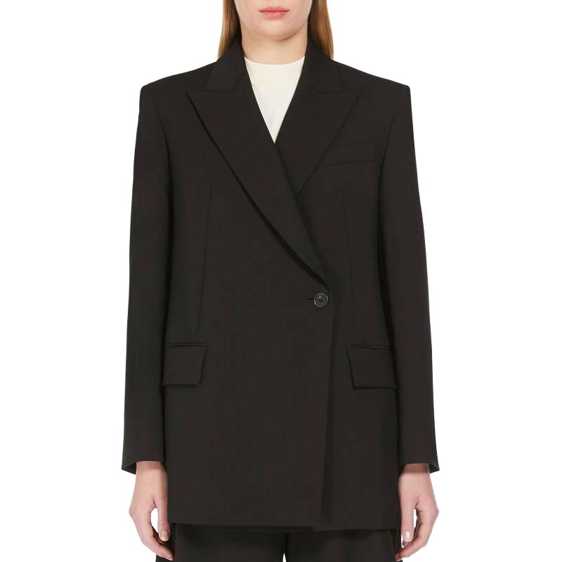 Details for (W) WEEKEND MaxMara 纯黑色单排扣长袖西装外套 2425046061600-002