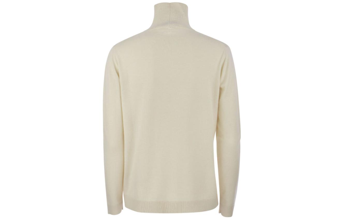 Lookbook (W) WEEKEND MaxMara 素色高领休闲针织毛衣 米白色 5366013306-001