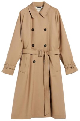 (W) WEEKEND MaxMara羊毛双排扣腰带风衣-骆驼色 5026013906-002 Order (W) WEEKEND MaxMara羊毛双排扣腰带风衣-骆驼色 5026013906-002