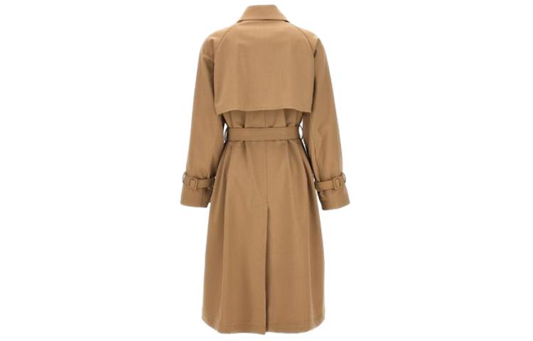 Lookbook (W) WEEKEND MaxMara羊毛双排扣腰带风衣-骆驼色 5026013906-002