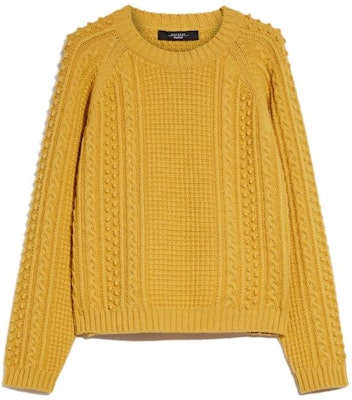 (W) WEEKEND MaxMara Kuning Baju Sejuk Wool Lengan Panjang Leher Bulat 5366163306-017 Buy (W) WEEKEND MaxMara Kuning Baju Sejuk Wool Lengan Panjang Leher Bulat 5366163306-017