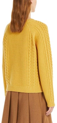 (W) WEEKEND MaxMara Kuning Baju Sejuk Wool Lengan Panjang Leher Bulat 5366163306-017 Shop (W) WEEKEND MaxMara Kuning Baju Sejuk Wool Lengan Panjang Leher Bulat 5366163306-017