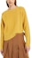 Purchase (W) WEEKEND MaxMara Kuning Baju Sejuk Wool Lengan Panjang Leher Bulat 5366163306-017