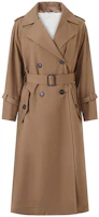 (Women) WEEKEND MaxMara Barni Olive Brown Double-Breasted Long Coat. 5026053906004-BARNI (Women) WEEKEND MaxMara Barni Olive Brown Double-Breasted Long Coat. 5026053906004-BARNI