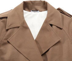Shop (W) WEEKEND MaxMara Barni 橄欖棕雙排扣長大衣 5026053906004-BARNI