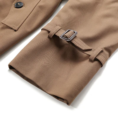 (W) 周末MaxMara Barni橄榄棕色双排扣长款大衣 5026053906004-BARNI Purchase (W) 周末MaxMara Barni橄榄棕色双排扣长款大衣 5026053906004-BARNI