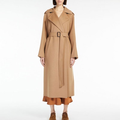 (W) WEEKEND MaxMara Cobalto 驼色腰带长袖大衣 5011013706058-COBALTO Lookbook (W) WEEKEND MaxMara Cobalto 驼色腰带长袖大衣 5011013706058-COBALTO