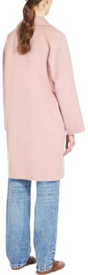 (W) WEEKEND MaxMara Mantel Wanita Double-Breasted Panjang Sedang Warna Pink 2350110237600-049 Shop (W) WEEKEND MaxMara Mantel Wanita Double-Breasted Panjang Sedang Warna Pink 2350110237600-049
