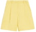 Buy (W) Celana Pendek Kuning High-Waisted WEEKEND MaxMara Ecuba Kasual. 5141013106007-ECUBA