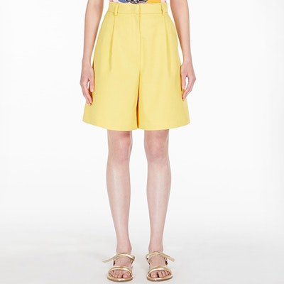 (W) Celana Pendek Kuning High-Waisted WEEKEND MaxMara Ecuba Kasual. 5141013106007-ECUBA Shop (W) Celana Pendek Kuning High-Waisted WEEKEND MaxMara Ecuba Kasual. 5141013106007-ECUBA