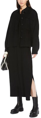 (W) WEEKEND MaxMara Emiro Jaket Hitam Wanita Potongan Lurus. 5086044106013-EMIRO Purchase (W) WEEKEND MaxMara Emiro Jaket Hitam Wanita Potongan Lurus. 5086044106013-EMIRO