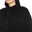 Sizing (W) WEEKEND MaxMara Emiro Jaket Hitam Wanita Potongan Lurus. 5086044106013-EMIRO