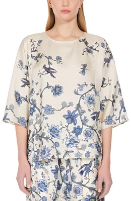 (W) 위켄드 막스마라 필리포 올오버 프린트 라이트 블루 티셔츠. 5116014106002-FILIPPO Lookbook (W) 위켄드 막스마라 필리포 올오버 프린트 라이트 블루 티셔츠. 5116014106002-FILIPPO