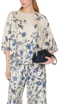 (W) 위켄드 막스마라 필리포 올오버 프린트 라이트 블루 티셔츠. 5116014106002-FILIPPO Shop (W) 위켄드 막스마라 필리포 올오버 프린트 라이트 블루 티셔츠. 5116014106002-FILIPPO