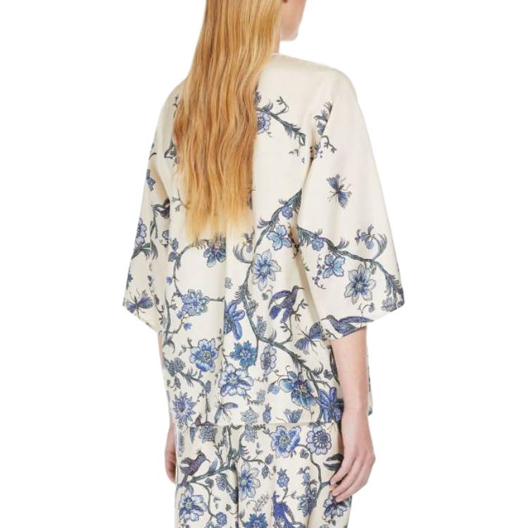 Purchase (W) 위켄드 막스마라 필리포 올오버 프린트 라이트 블루 티셔츠. 5116014106002-FILIPPO