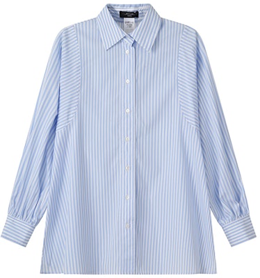 (W) WEEKEND MaxMara Fufy Kemeja Garis Lengan Panjang Wanita Biru Muda 1511105106034-FUFY Buy (W) WEEKEND MaxMara Fufy Kemeja Garis Lengan Panjang Wanita Biru Muda 1511105106034-FUFY