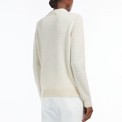 (W) WEEKEND MaxMara FW22 Alpaca Cotton Putih Sweater WE5366132906-005 Purchase (W) WEEKEND MaxMara FW22 Alpaca Cotton Putih Sweater WE5366132906-005
